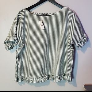 NWT J.Crew Mercantile stripes shirt